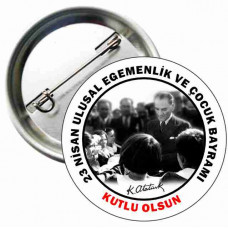 23 Nisan İğneli Yaka Rozetleri