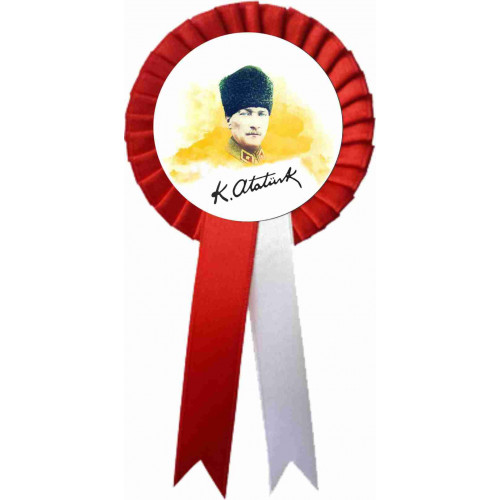 Atatürk Rozeti 23 Nisan Kurdelesi
