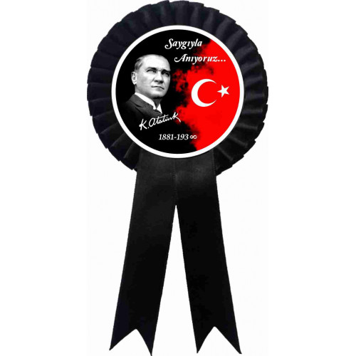 Saygıyla Anıyoruz Atatürk Kokartı